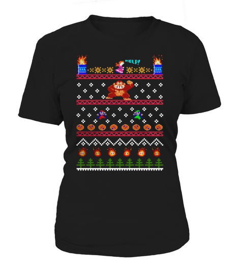 Donkey Kong Christmas Women's T-Shirt