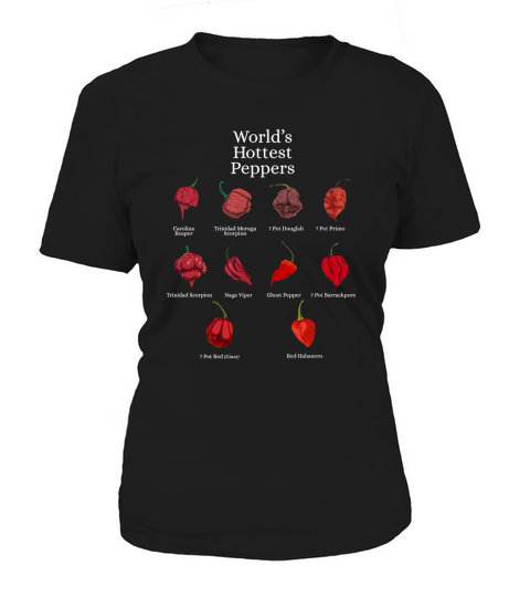 Hottest Hot Pepper T-shirt Chilies Carolina Reaper Women's T-Shirt