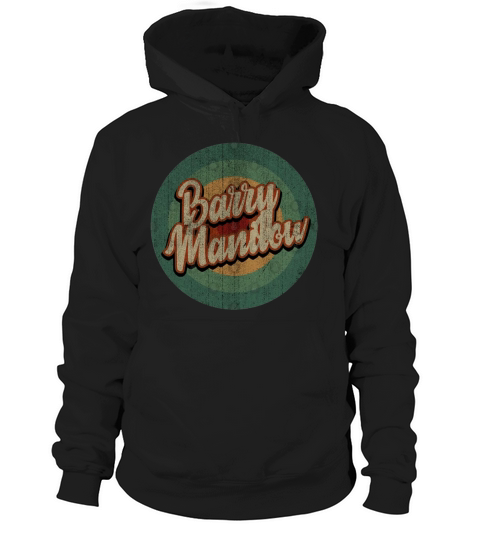 Circle Retro Vintage Barry Manilow Hoodie Unisex