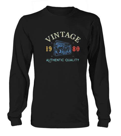 41 Years Old 1980 Vintage 1980 Birthday Anniversary Gift Long sleeved Unisex