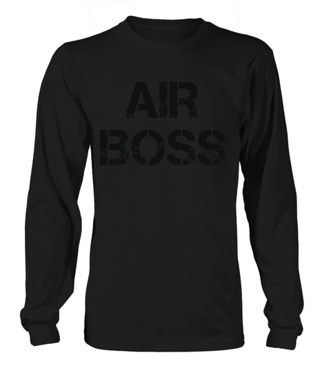 US NAVY Air Boss aircraft carrier tshirt Long sleeved Unisex