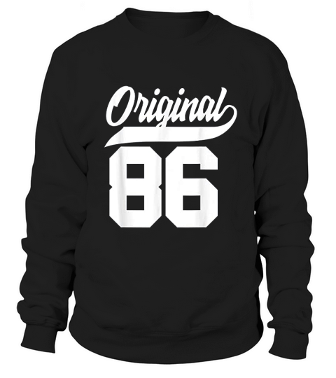 35th Birthday Gift Man Woman Original Vintage Born 1986 Sweatshirt Unisex