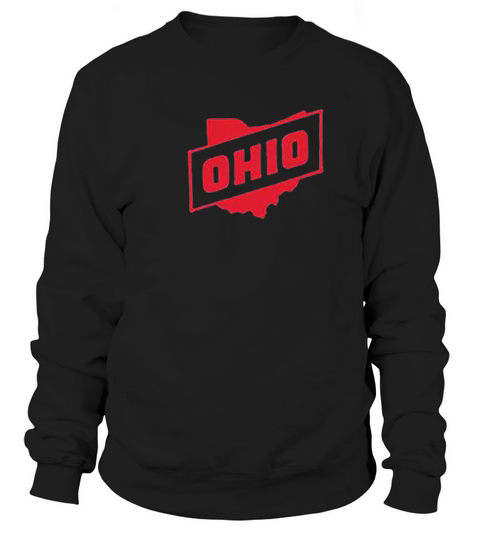 Ohio Retro Vintage State Travel Sweatshirt Unisex