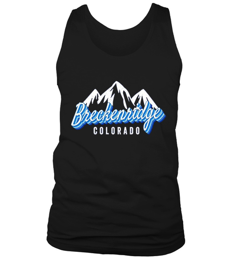 Breckenridge Colorado Mountain Winter Breck Co Mountains Tank Top Unisex
