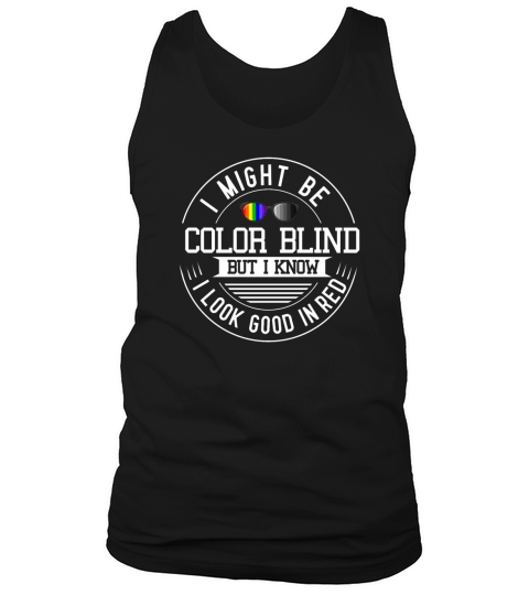 Color Blind Problems Blindness Test Eye Glasses  1 Tank Top Unisex