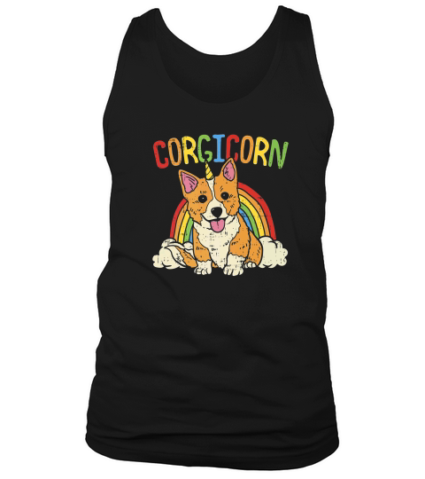 Corgicorn Funny Unicorn Dog Tank Top Unisex