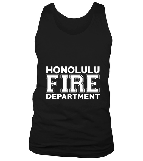 Honolulu Hawaii Fire Department Firefighters Rescue Tank Top Unisex