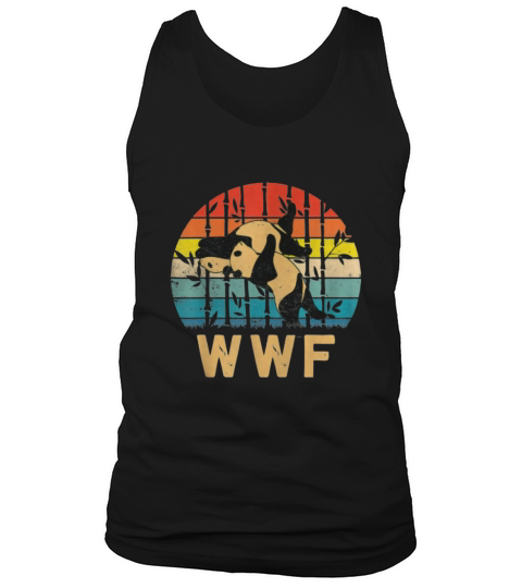 Sunset Vintage Panda Bears WWF’s Finish Him Panda Lover Tank Top Unisex