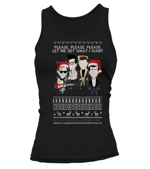 The Smiths Please Let Me Get What I Want Ugly Christmas Sweater Tank top Woman