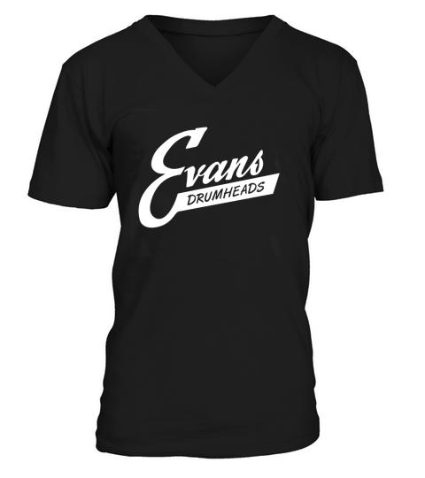 EVANS VINTAGE DRUM HEADS V-Neck T-shirt