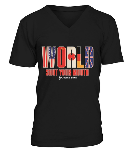 Julian Cope - World Shut Your Mouth album Tshirt V-Neck T-shirt