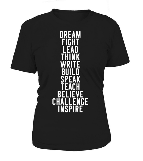 Black History Month Pride Gift T-shirt Dream Teach Inspire Women's T-Shirt