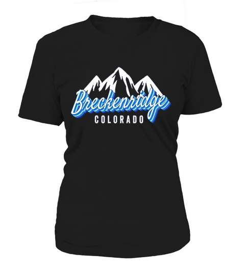 Breckenridge Colorado Mountain Winter Breck Co Mountains Women's T-Shirt