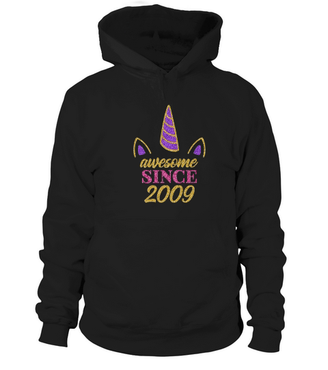 10th Birthday Unicorn Gift Girls 10 Year Old Niece Hoodie Unisex