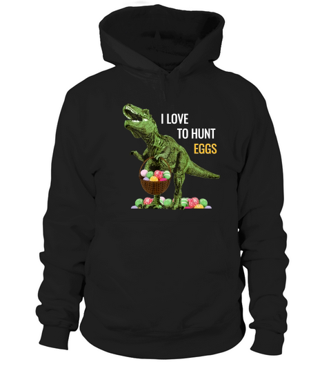 Easter Shirt Dinosaur T Rex Kids Boys Girls Egg Hunts Hoodie Unisex