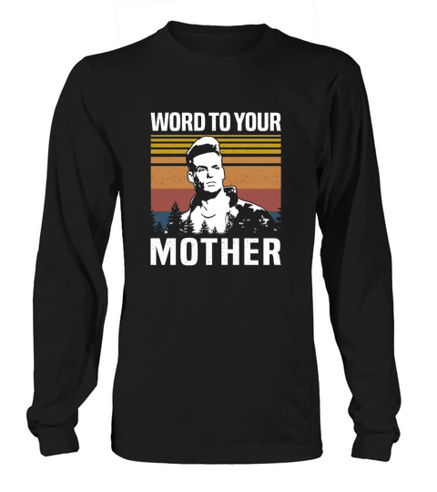 Vanilla Ice Ice Ice Baby word to your mother vintage Long sleeved Unisex