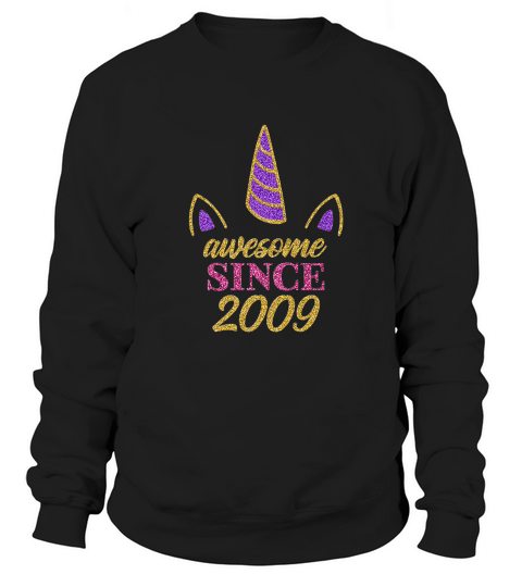 10th Birthday Unicorn Gift Girls 10 Year Old Niece Sweatshirt Unisex