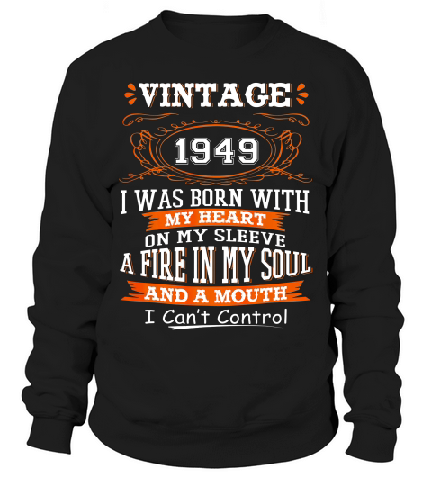 Made In 1949 Vintage 70 Year Old 70th Birthday Gift A3 T-shirt Sweatshirt Unisex