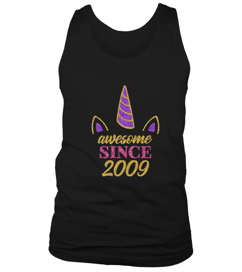 10th Birthday Unicorn Gift Girls 10 Year Old Niece Tank Top Unisex
