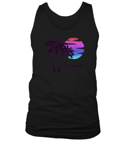 Bermuda Beach Cruise Paradise Family Vacation Souvenir Gift Premium Tank Top Unisex