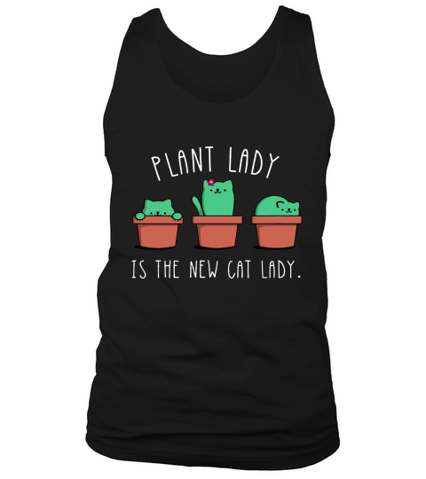 Cactus Garden Funny Plant Cat Lady Shirt Graphic Tee gift Tank Top Unisex