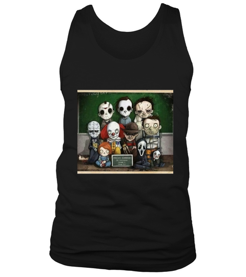 Horror Villains-School Of Horror Characters shirt Tank Top Unisex