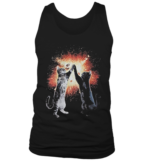 Lost Gods Boys Cat Five Graphic Tank Top Unisex