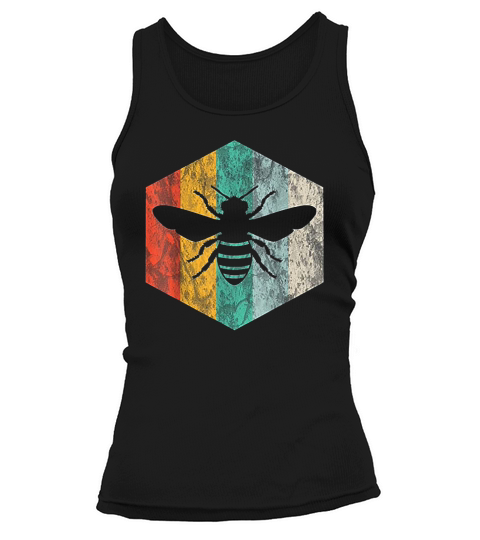Beekeeper Vintage Honey Retro Bee Tank top Woman