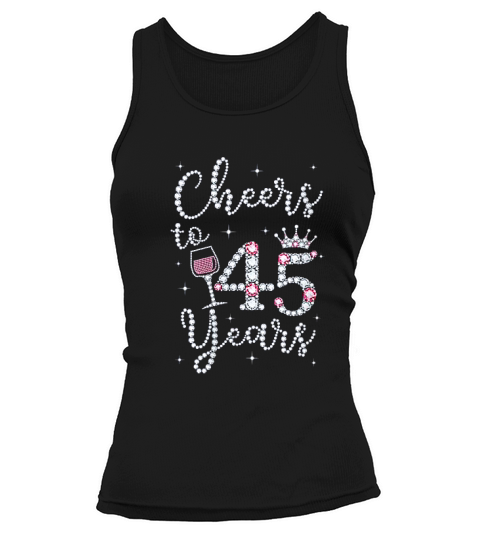 Cheers To 47 Years 1974 47th Birthday Gift Tank top Woman