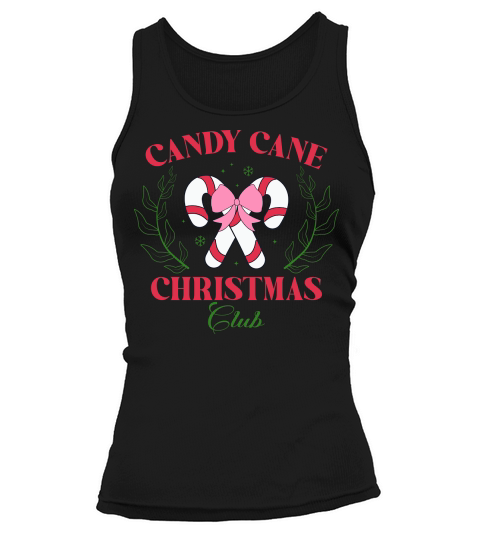 Christmas vintage candy club Tank top Woman