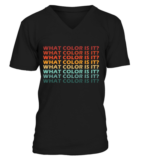 colorblind what color is it  color blind V-Neck T-shirt