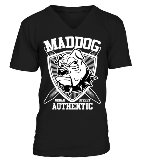 MadDog urban street authentic V-Neck T-shirt