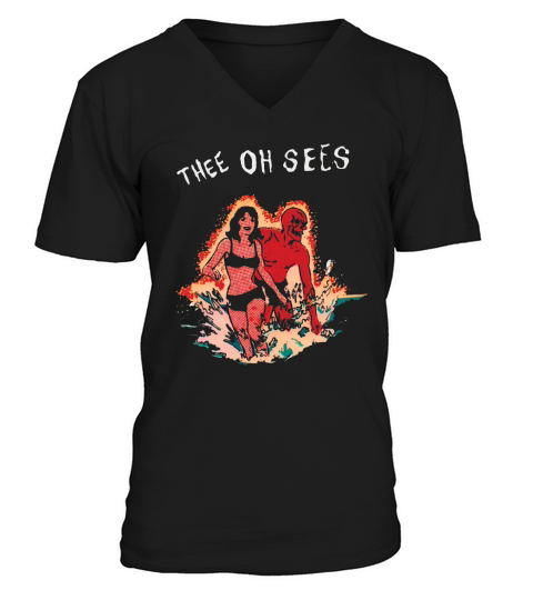 thee oh sees shirt V-Neck T-shirt