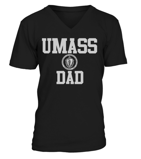 UMass Amherst DAD V-Neck T-shirt