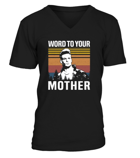 Vanilla Ice Ice Ice Baby word to your mother vintage V-Neck T-shirt