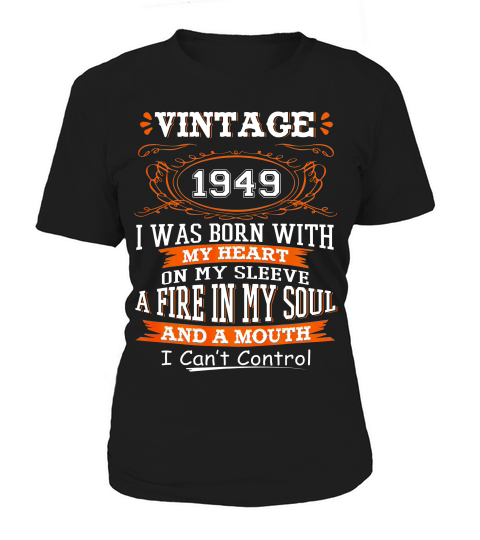 Made In 1949 Vintage 70 Year Old 70th Birthday Gift A3 T-shirt Women's T-Shirt