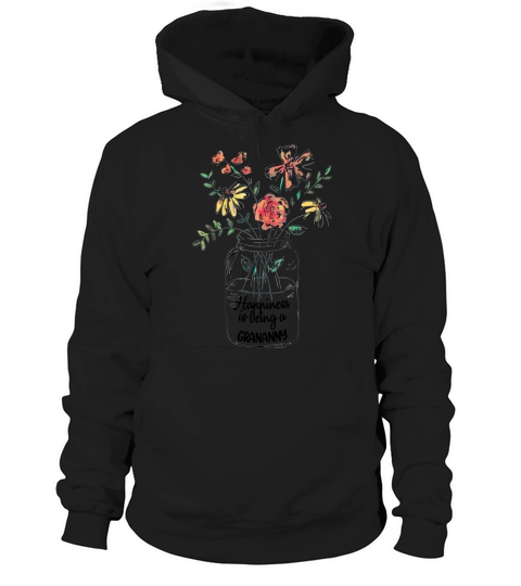 Happiness Is Being A Grananny Floral Mothers Day Awesome Gift For Women Hoodie Unisex