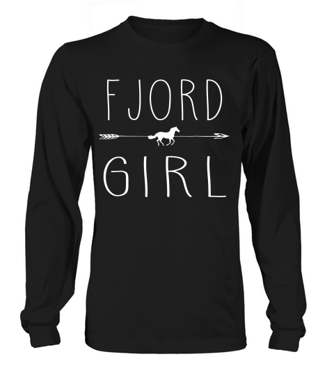 Fjord Horse Girl Shirt Gifts Horses Lover Riding Racing Long sleeved Unisex