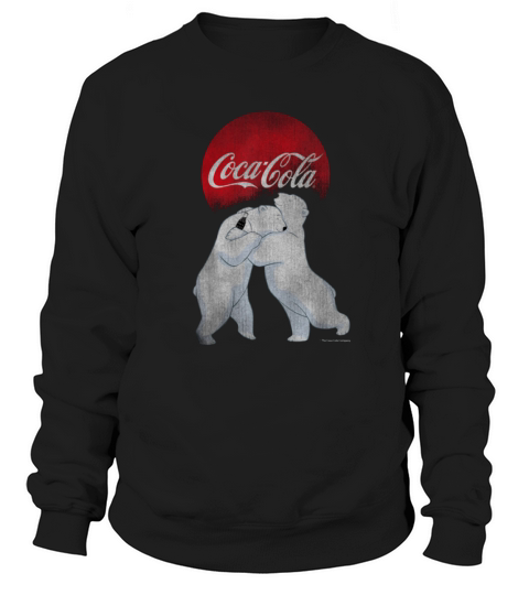 Original Coca-Cola Vintage Christmas Polar Bear Hug Graphic shirt Sweatshirt Unisex