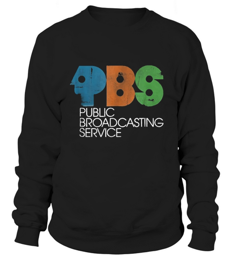 PBS Vintage Logo Distressed Sweatshirt Unisex