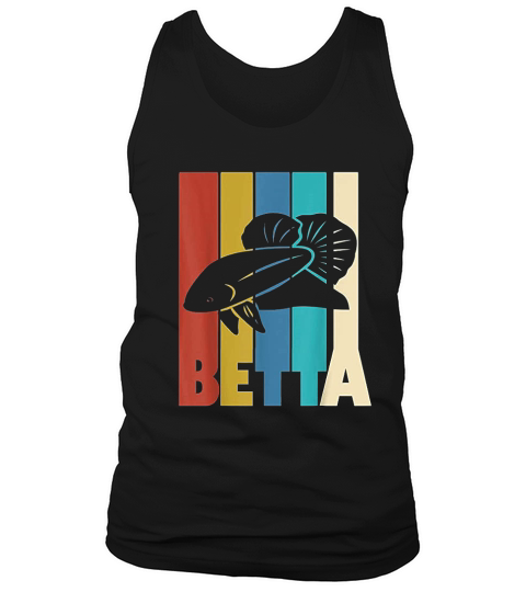 Betta Funny Vintage Style Betta Tank Top Unisex
