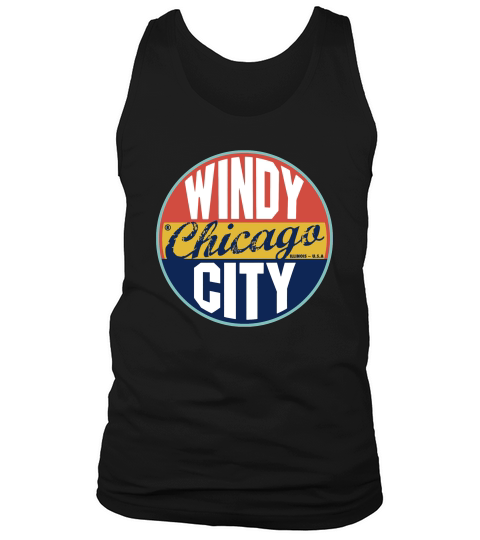 Chicago Vintage Label T-shirt Tank Top Unisex