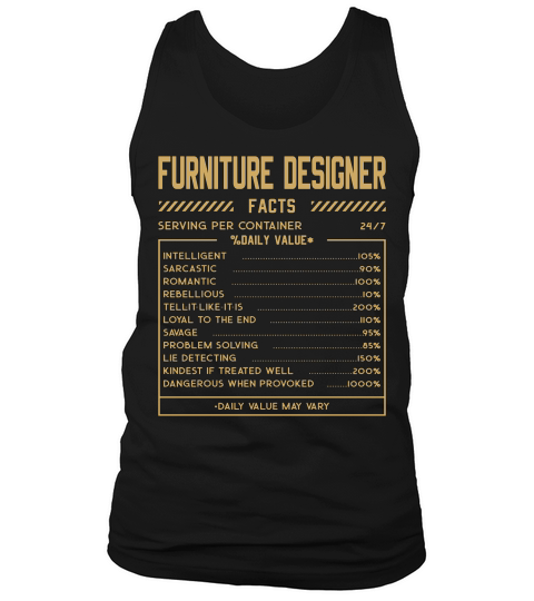 Furniture Designer Tank Top Unisex