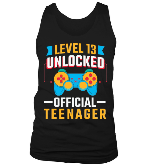 lever 13 unlocked official teenager birthday Tank Top Unisex