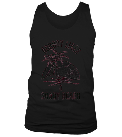 Shady Beach Funny Cute Vacation Vintage Tank Top Unisex