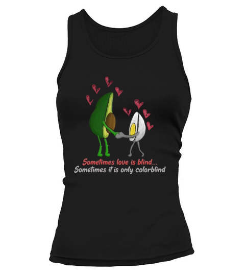 Avocado Love Egg colorblind Tank top Woman