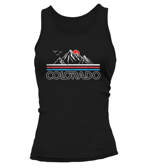 Colorado Mountains Colorado Retro Vintage Classic 80s Tank top Woman