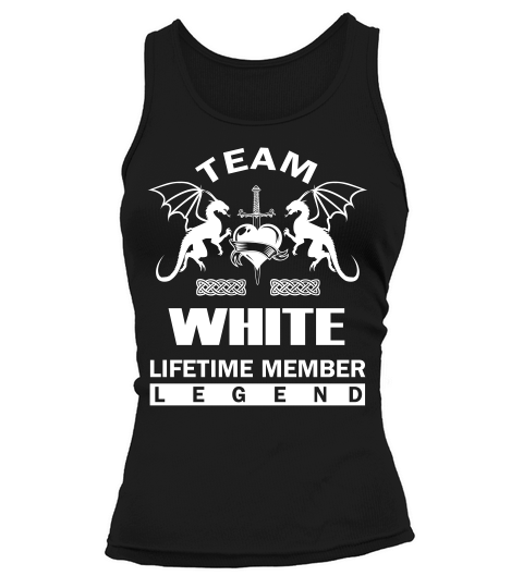 Funny Team White Lifetime Member Legend Tank top Woman