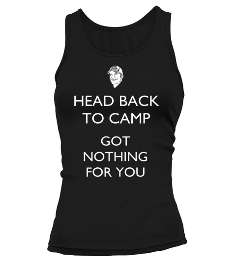 HEAD BACK TO CAMP  SURVIVOR PROBST SURVIVOR JEFF PROBST JEFF PROBST IMMUNITY REWARD Tank top Woman
