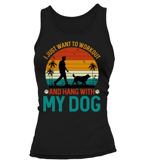 Workout with My Dog 2 Tank top Woman